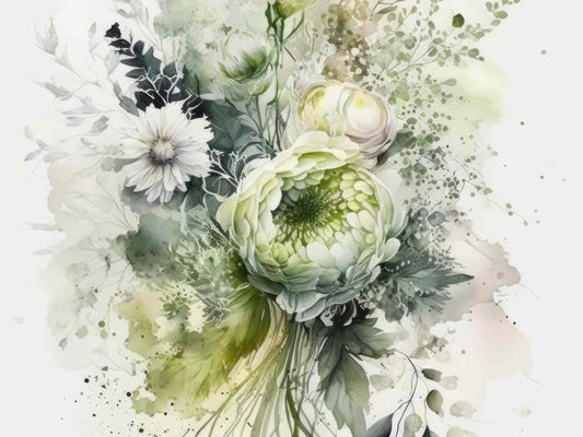 Smaragdgrøn Blomsterpragt