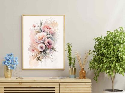 Perlelyserød Blomsterpragt