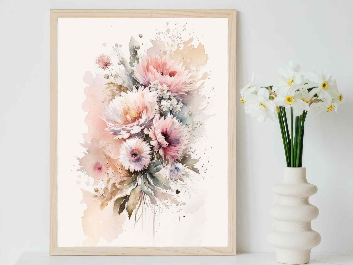 Perlelyserød Blomsterpragt