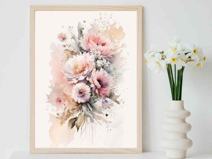 Perlelyserød Blomsterpragt