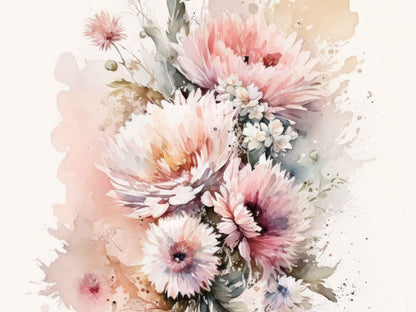 Perlelyserød Blomsterpragt